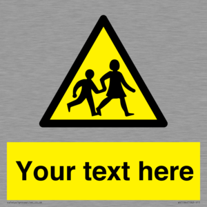 Custom Warning children Sign